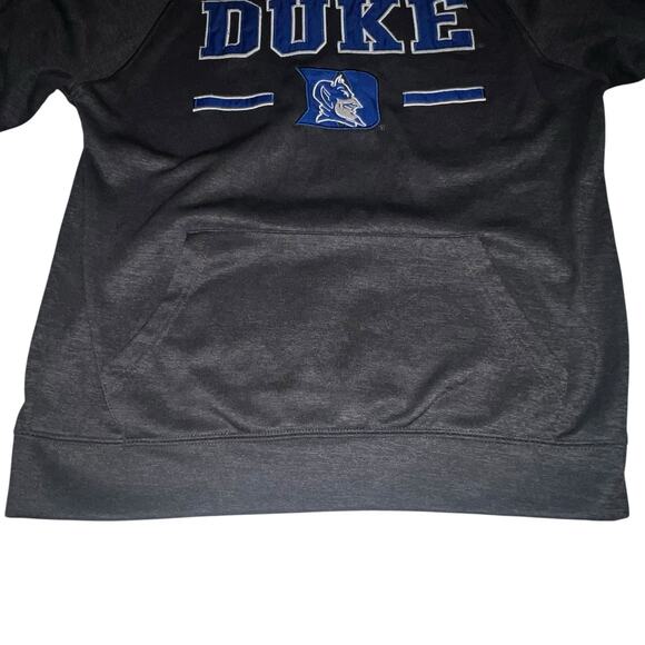 Men's Colosseum Duke Blue Devils Hoodie Sweatshirt Gray Heather Graphite Medium - Picture 6 of 10